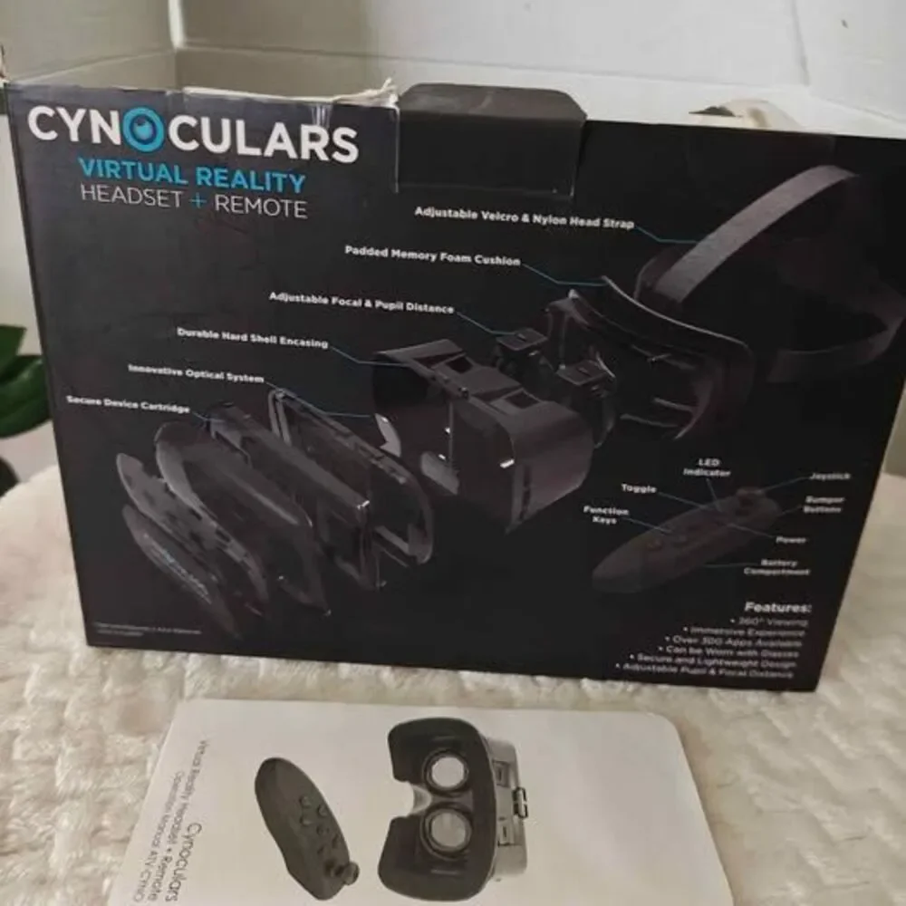 Cynoculars Virtual Reality Headset + Remote